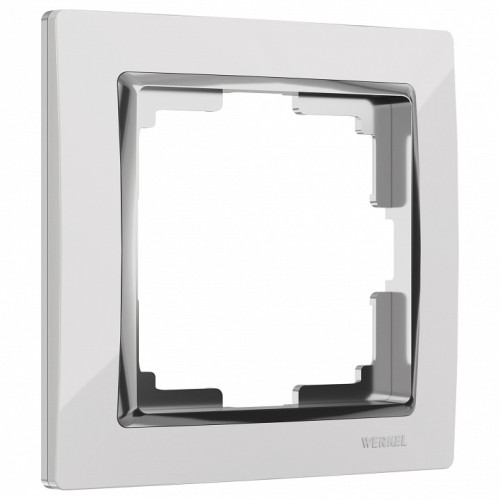 Рамка на 1 пост Werkel Snabb (белый/хром) W0011901