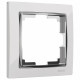 Рамка на 1 пост Werkel Snabb (белый/хром) W0011901