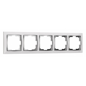 Рамка на 5 постов Werkel Snabb (белый/хром) W0051901