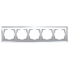 Рамка на 5 постов Werkel Diamant (зеркальный) W0051220