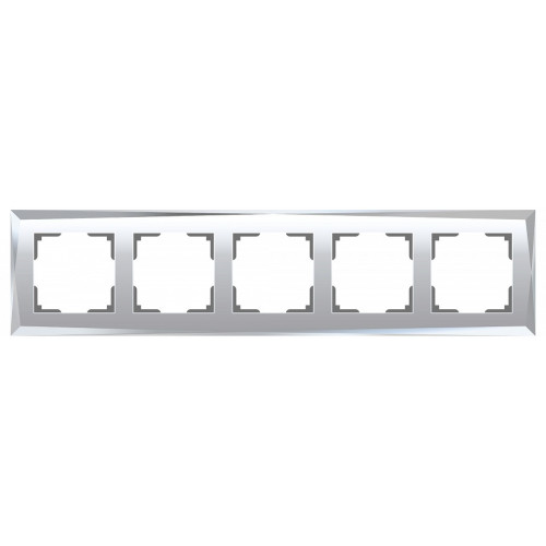 Рамка на 5 постов Werkel Diamant (зеркальный) W0051220