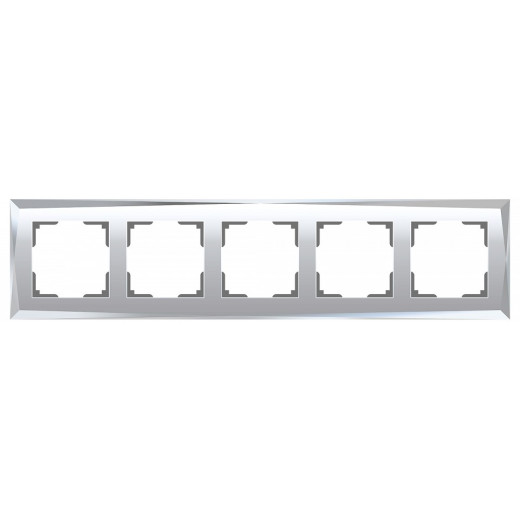 Рамка на 5 постов Werkel Diamant (зеркальный) W0051220