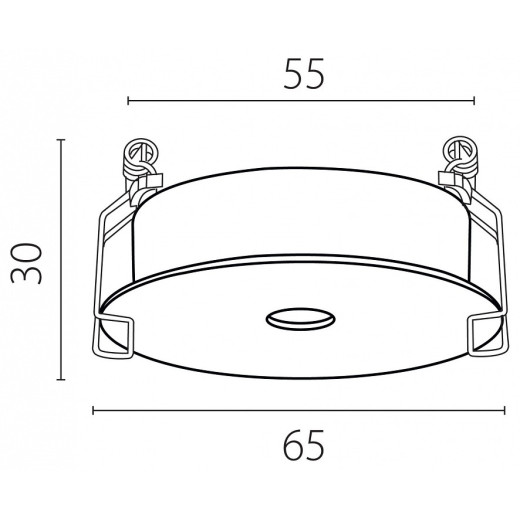 Рамка на 1 светильник Lightstar Spira 074106-12