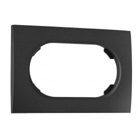 Рамка для двойной розетки Arte Milano am-502.04 502.04-double.black