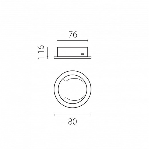 Рамка накладная для светильника Lightstar Rullo 204486