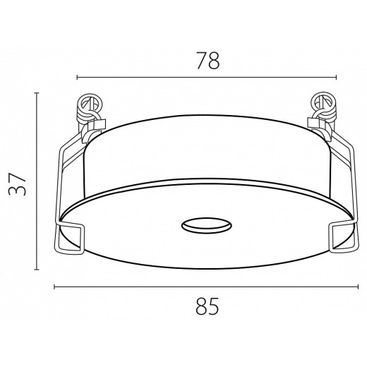 Рамка на 1 светильник Lightstar Spira 074206-12