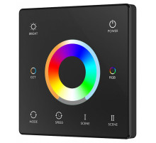 Пульт-регулятор цвета RGB с сенсорным кольцом Donel DN8HF DN18302RGBCCTBlack