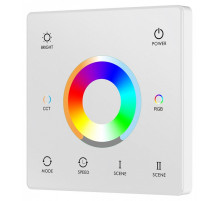 Пульт-регулятор цвета RGB с сенсорным кольцом Donel DN8HF DN18302RGBCCTWhite