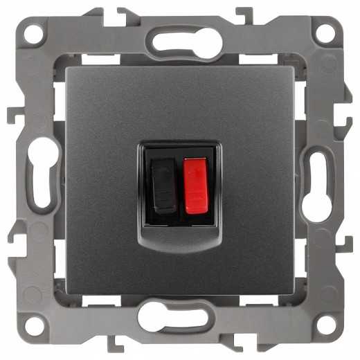 Розетка акустическая без рамки Эра Эра 12 12-3111-12