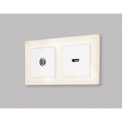 ТВ-розетка оконечная без рамки Ambrella Volt ALFA MA133005