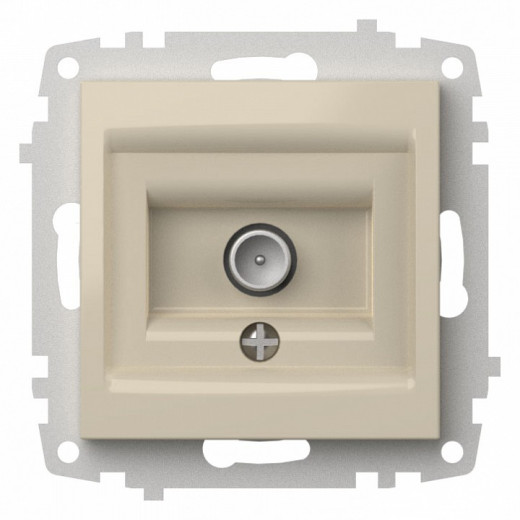 ТВ-розетка проходная без рамки Elbi Eleсtriс Zena Vega 609-010300-272