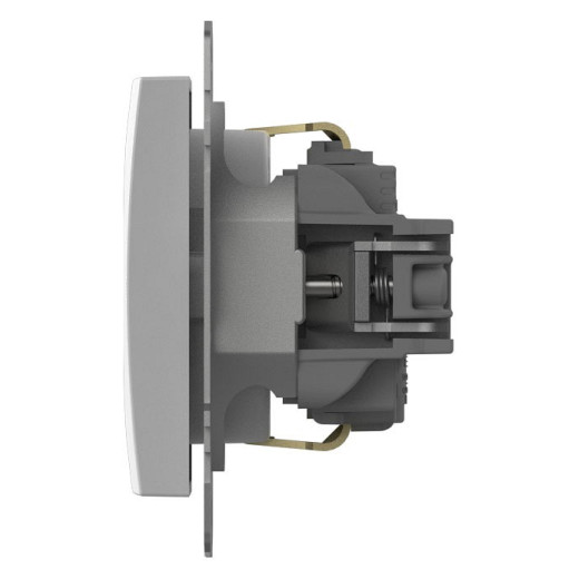 Розетка с заземлением и со шторкой, без рамки Elbi Eleсtriс Zena Vega 609-015600-243