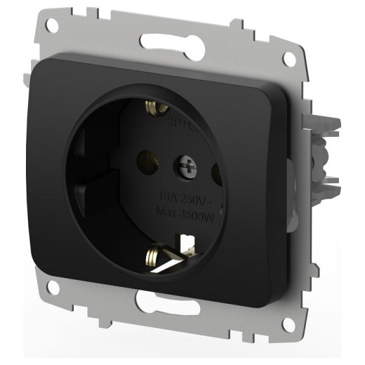 Розетка с заземлением, без рамки Elbi Eleсtriс Jazz 607-014800-217