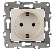 Розетка с заземлением, без рамки Эра Эра 12 12-2001-02