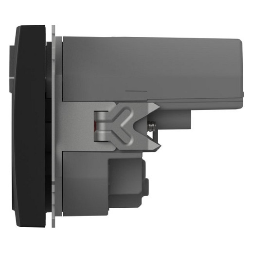 Розетка с заземлением и со шторкой и 2хUSB type A, без рамки Elbi Eleсtriс Zena Vega 609-014800-317