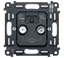 Механизм ТВ-розетки и SAT-розетки оконечные Ambrella Volt QUANT VM217