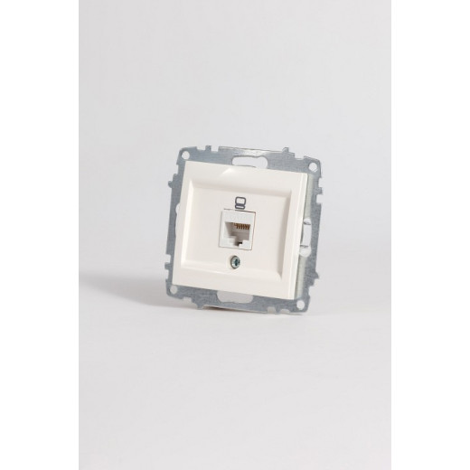 Розетка Ethernet RJ-45 без рамки Elbi Eleсtriс Zena Vega 609-010200-247