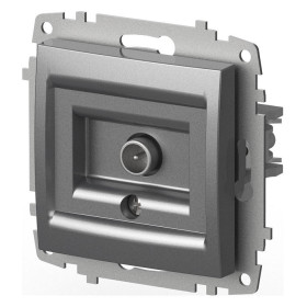 ТВ-розетка проходная без рамки Elbi Eleсtriс Zena Vega 609-011000-272