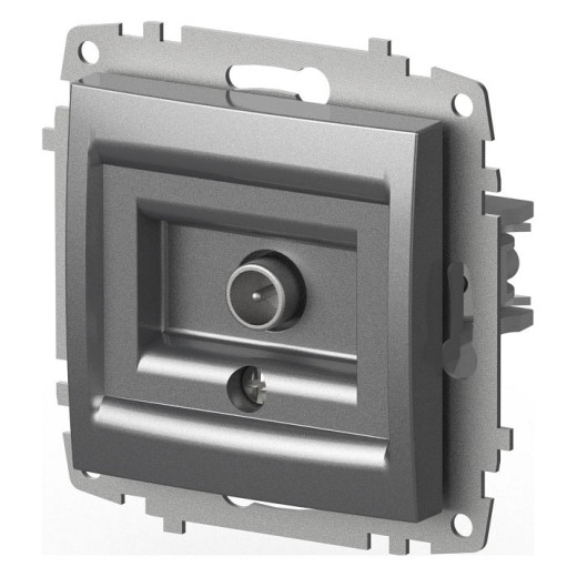 ТВ-розетка проходная без рамки Elbi Eleсtriс Zena Vega 609-011000-272