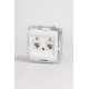 Розетка двойная Ethernet RJ-45 без рамки Elbi Eleсtriс Zena Vega 609-015600-248
