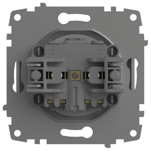 Розетка без заземления, без рамки Elbi Eleсtriс Jazz 607-010200-215