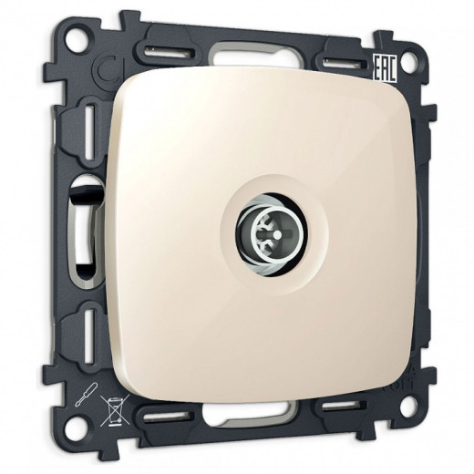 ТВ-розетка оконечная без рамки Ambrella Volt OMEGA MO313005