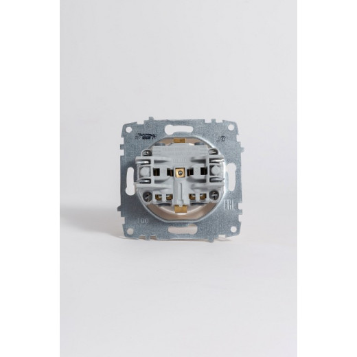 Розетка с заземлением и со шторкой, без рамки Elbi Eleсtriс Zena Vega 609-010200-243