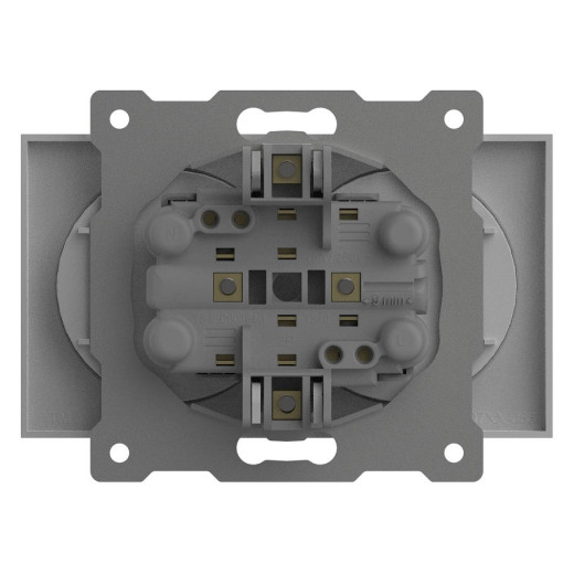 Розетка двойная без заземления, без рамки Elbi Eleсtriс Zena Vega 609-015600-908