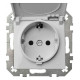 Розетка влагозащищенная с заземлением с крышкой, без рамки LIREGUS EPSILON 28-0162