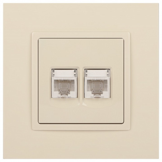 Розетка Ethernet RJ-45 без рамки Эра Эра Elegance 14-3108-02