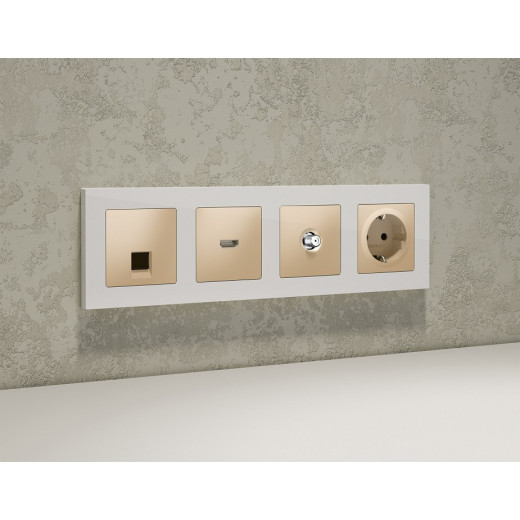 ТВ-розетка без рамки Ambrella Volt ALFA MA613050