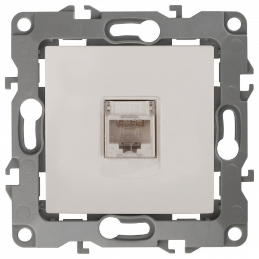 Розетка Ethernet RJ-45 без рамки Эра Эра 12 12-3107-02
