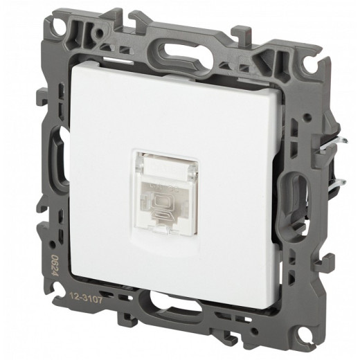 Розетка Ethernet RJ-45 без рамки Эра Эра 12 12-3107-01М