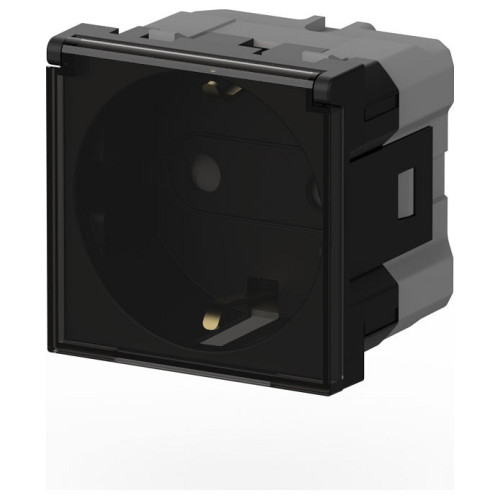 Розетка с заземлением с крышкой, без рамки Elbi Eleсtriс Moda Vox 611-044832-218