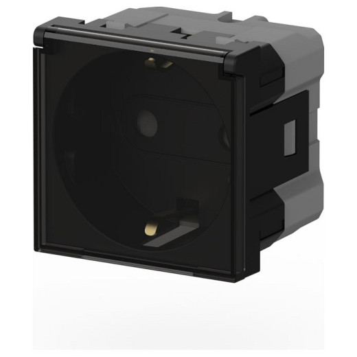 Розетка с заземлением с крышкой, без рамки Elbi Eleсtriс Moda Vox 611-044832-218