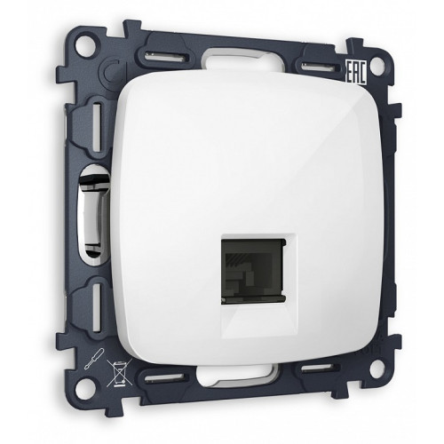 Розетка двойная Ethernet RJ-45 без рамки Ambrella Volt MO MO112010