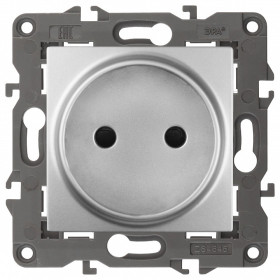 Розетка без заземления, без рамки Эра Эра Elegance 14-2105-03