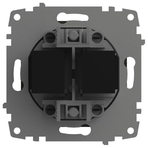 Розетка двойная Ethernet RJ-45 без рамки Elbi Eleсtriс Zena Vega 609-011100-248