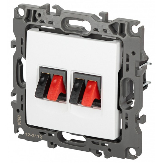 Розетка акустическая без рамки Эра Эра 12 12-3112-01М