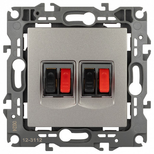 Розетка акустическая без рамки Эра Эра 12 12-3112-16