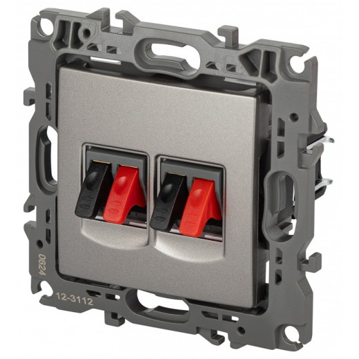 Розетка акустическая без рамки Эра Эра 12 12-3112-16