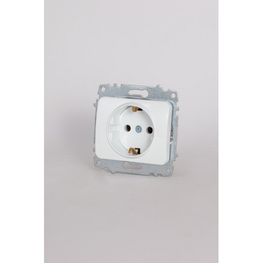 Розетка с заземлением, без рамки Elbi Eleсtriс Jazz 607-010200-217