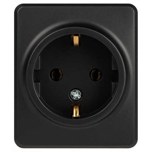 Розетка с заземлением и со шторкой Эра Эра Эксперт 11-2203-05