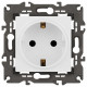 Розетка с заземлением и со шторкой, без рамки Эра Эра Elegance 14-2102-01