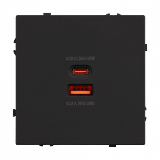 Розетка 2хUSB type A и C без рамки Arlight SCT 054317