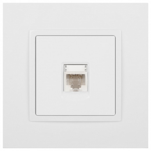 Розетка Ethernet RJ-45 без рамки Эра Эра Elegance 14-3107-01