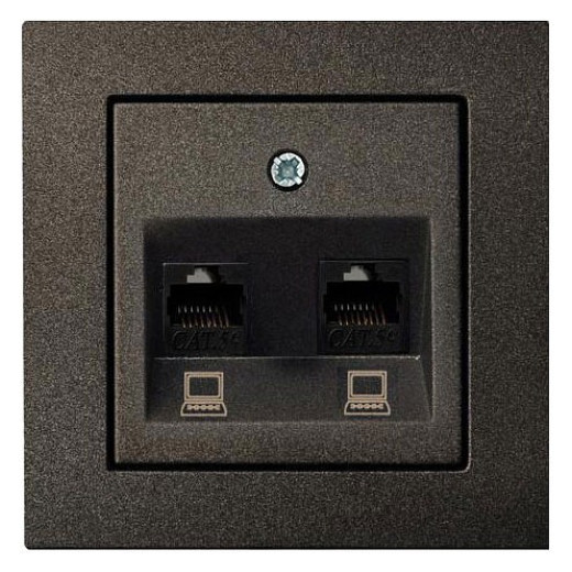 Розетка Ethernet RJ-45 без рамки LIREGUS EPSILON 28-1151