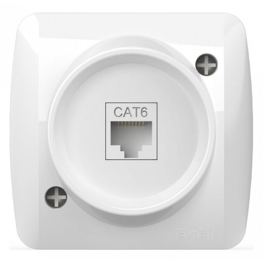 Розетка Ethernet RJ-45 Elbi Eleсtriс Alsu 7 504-000200-247