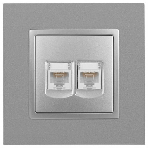 Розетка Ethernet RJ-45 без рамки Эра Эра Elegance 14-3108-03