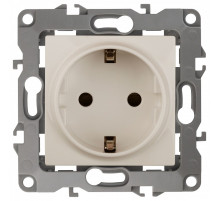Розетка с заземлением, без рамки Эра Эра 12 12-2111-02
